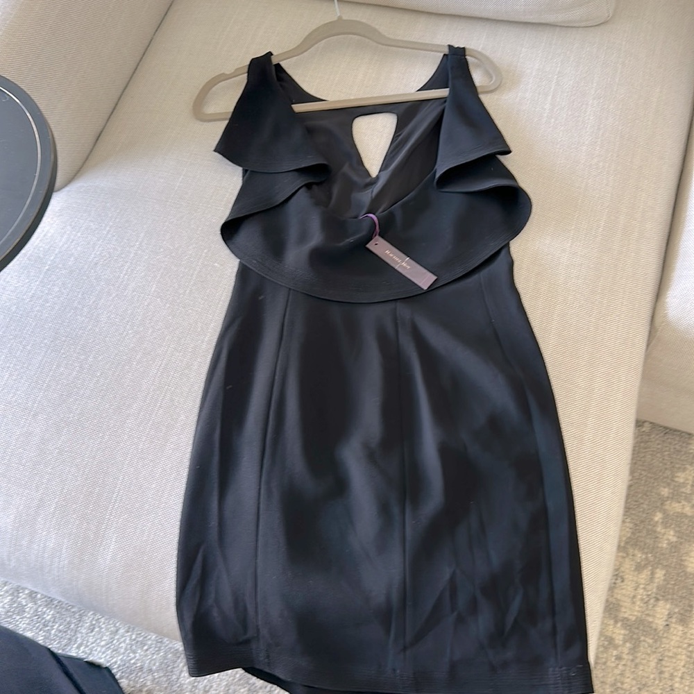 Rachel Roy black dress with beautiful swooping back